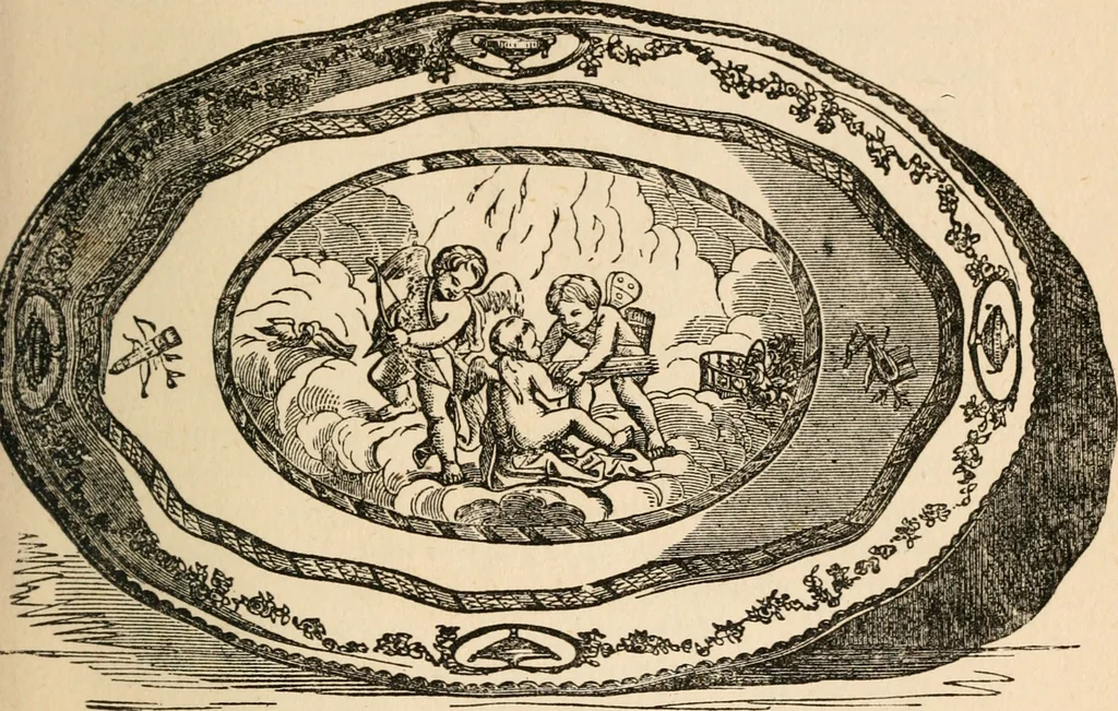An illustration from The ABC of collecting old English china, giving short history of the English factories, and showing how to apply tests for unmarked china before 1800, 1908, leaf 146