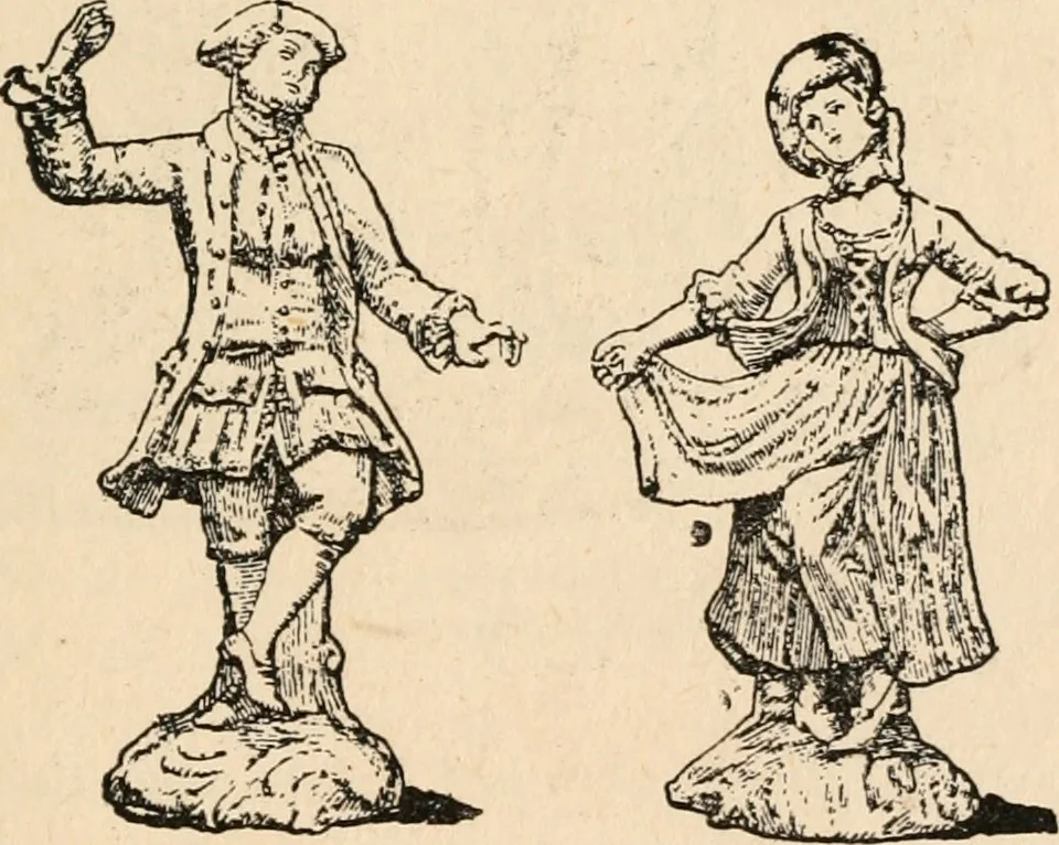 An illustration from The ABC of collecting old English china, giving short history of the English factories, and showing how to apply tests for unmarked china before 1800, 1908, leaf 16