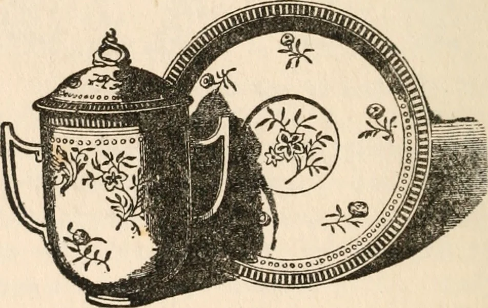 An illustration from The ABC of collecting old English china, giving short history of the English factories, and showing how to apply tests for unmarked china before 1800, 1908, leaf 31