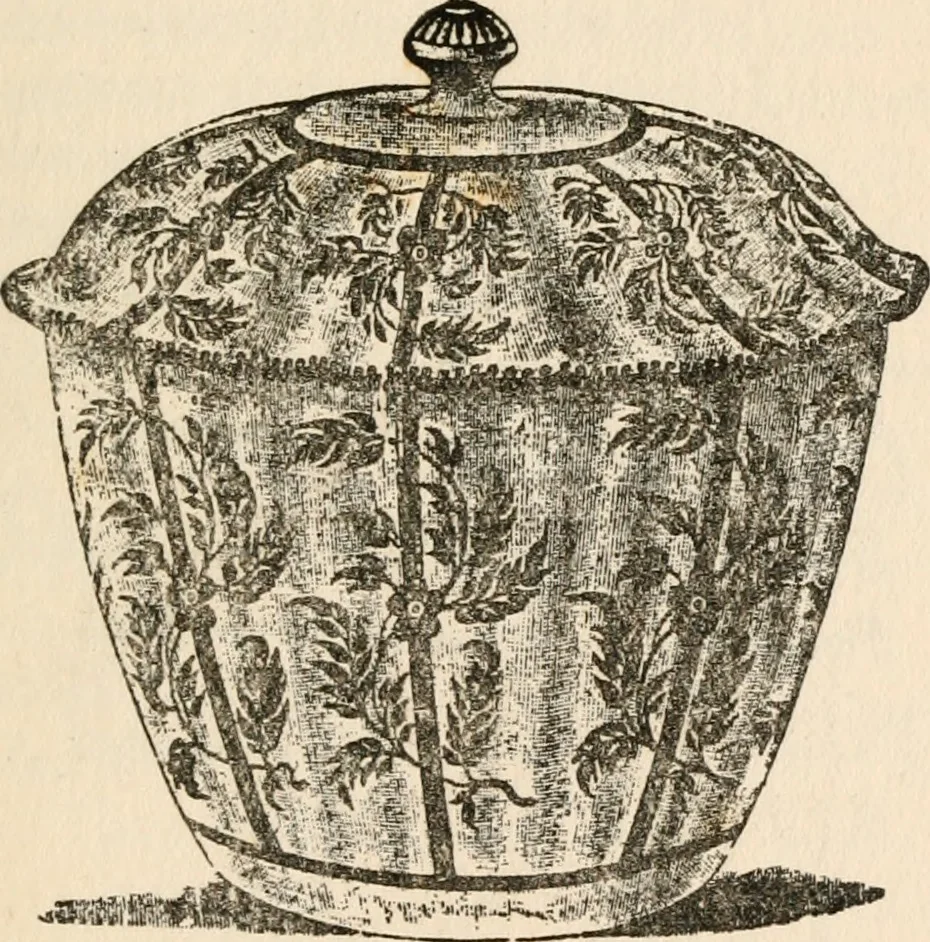 An illustration from The ABC of collecting old English china, giving short history of the English factories, and showing how to apply tests for unmarked china before 1800, 1908, leaf 32