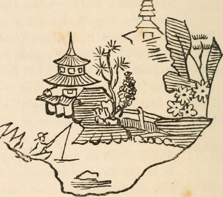 An illustration from The ABC of collecting old English china, giving short history of the English factories, and showing how to apply tests for unmarked china before 1800, 1908, leaf 77