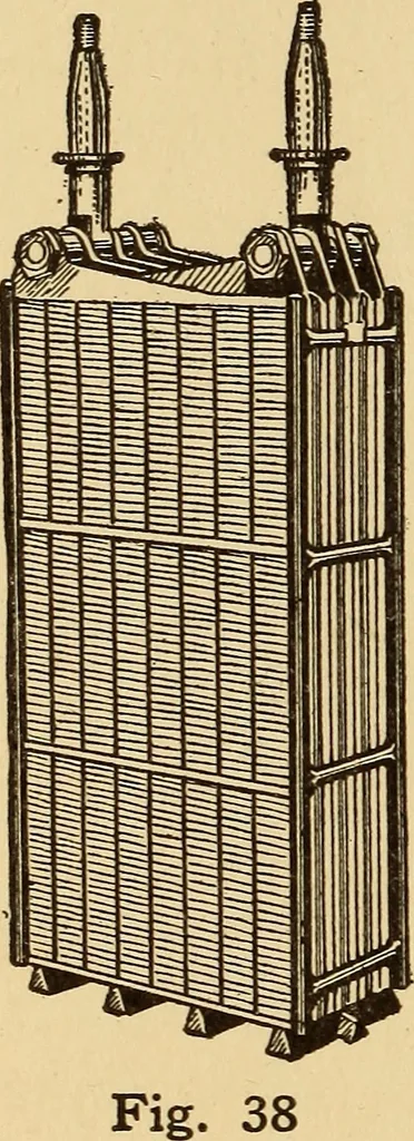 An illustration from A-B-C of electricity, 1915, leaf 141