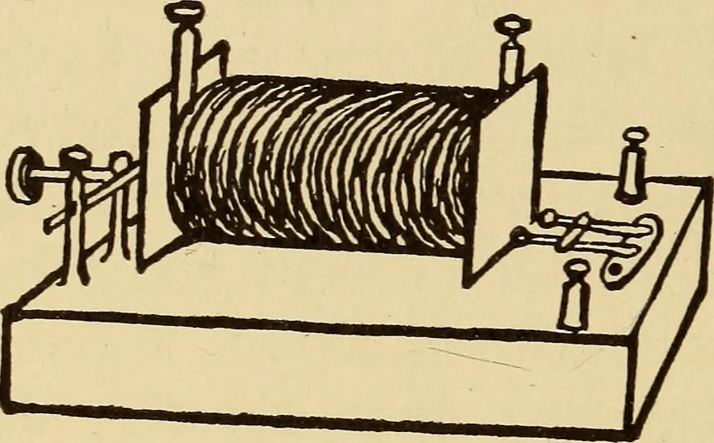 An illustration from A-B-C of electricity, 1915, leaf 59