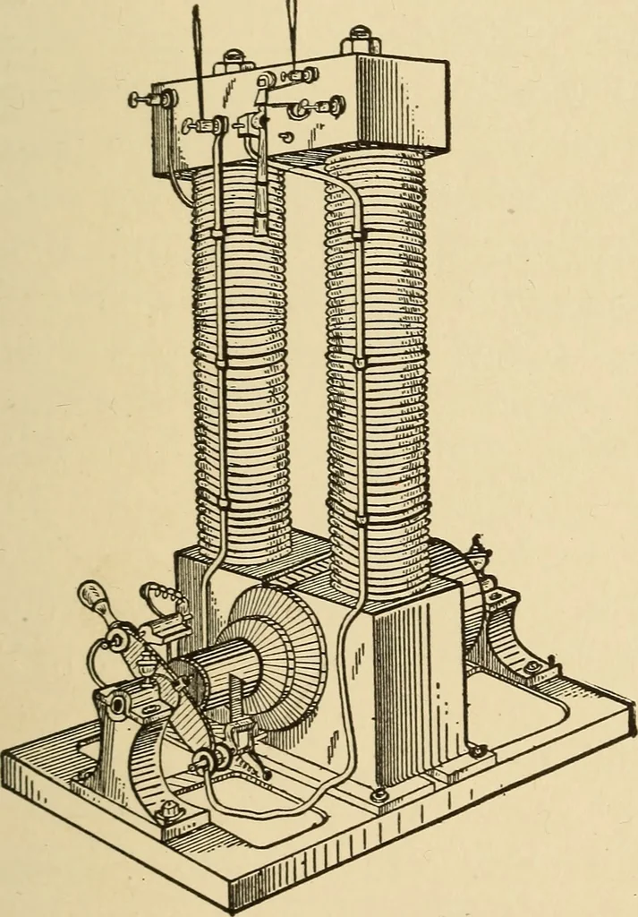 An illustration from A-B-C of electricity, 1915, leaf 82