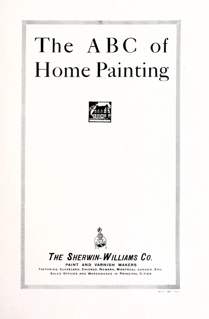 An illustration from The ABC of home painting., 1915, leaf 3