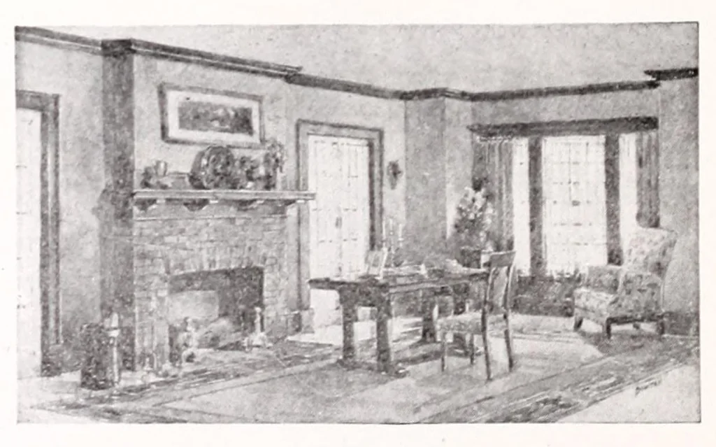 An illustration from The ABC of home painting., 1915, leaf 46