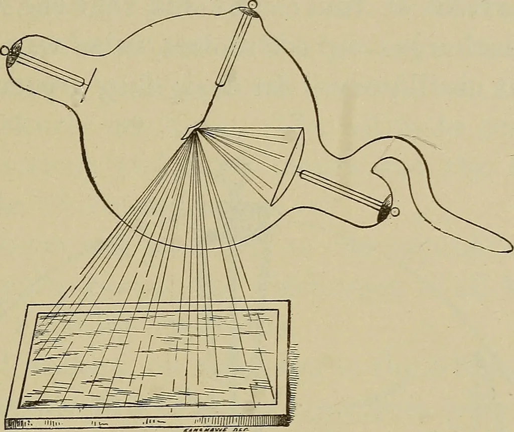 An illustration from The ABC of the X rays, 1896, leaf 130