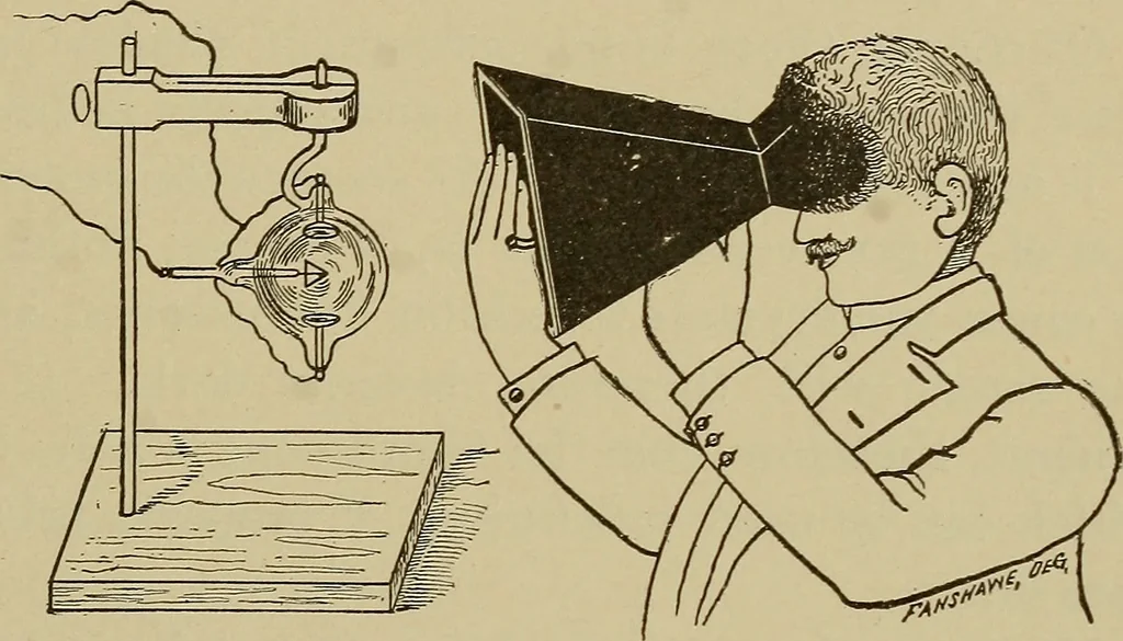 An illustration from The ABC of the X rays, 1896, leaf 144