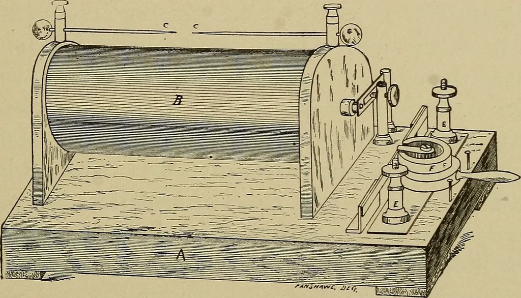 An illustration from The ABC of the X rays, 1896, leaf 54
