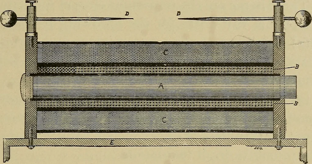 An illustration from The ABC of the X rays, 1896, leaf 58
