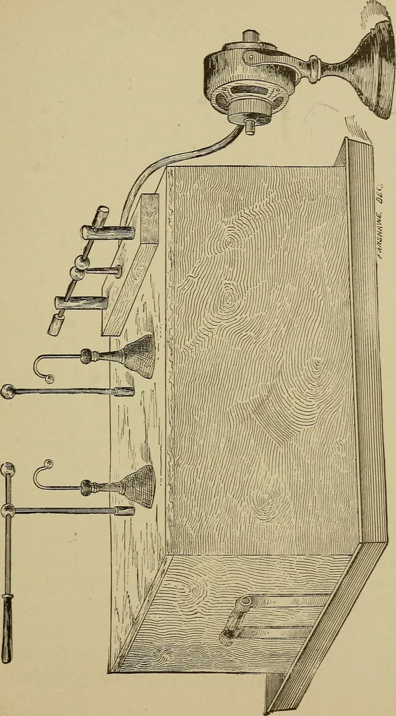 An illustration from The ABC of the X rays, 1896, leaf 82