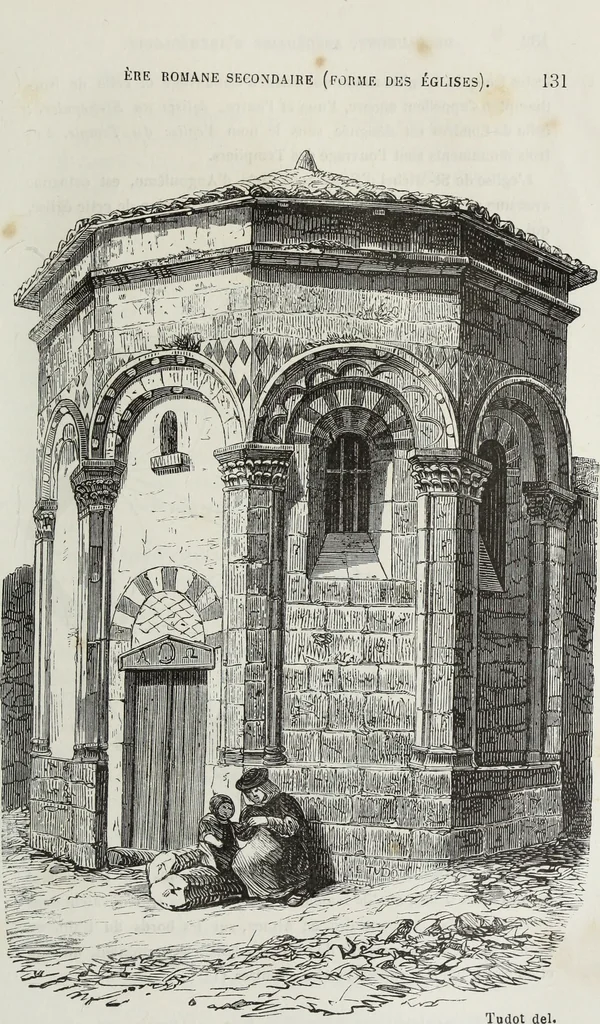 An illustration from Abécédaire, ou, Rudiment d'archéologie : architecture religieuse, 1886, leaf 144