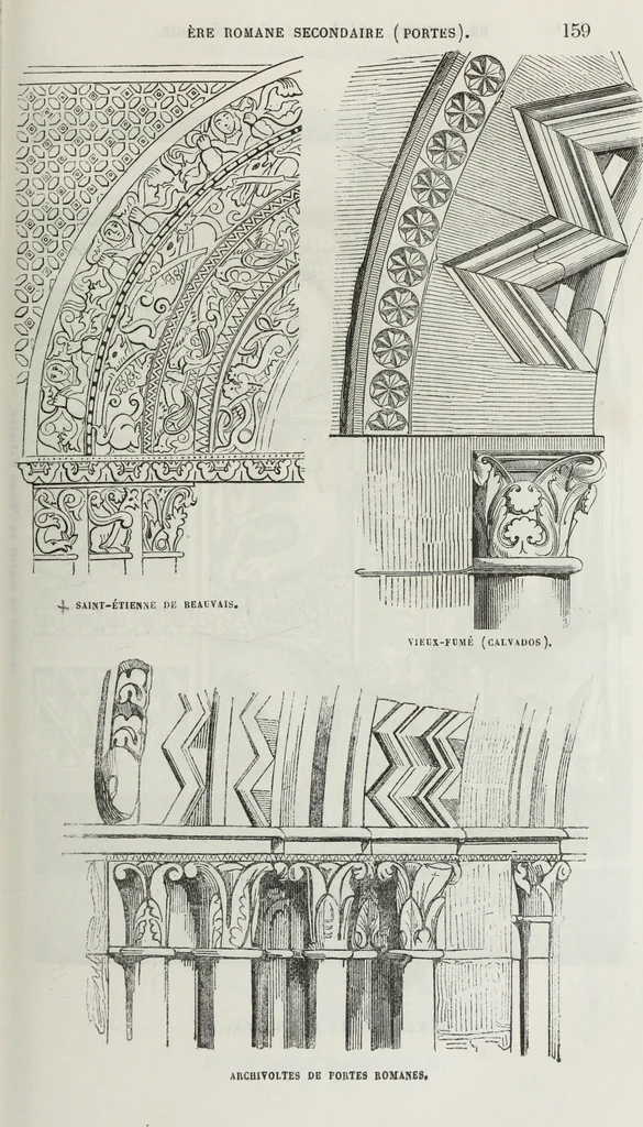 An illustration from Abécédaire, ou, Rudiment d'archéologie : architecture religieuse, 1886, leaf 172