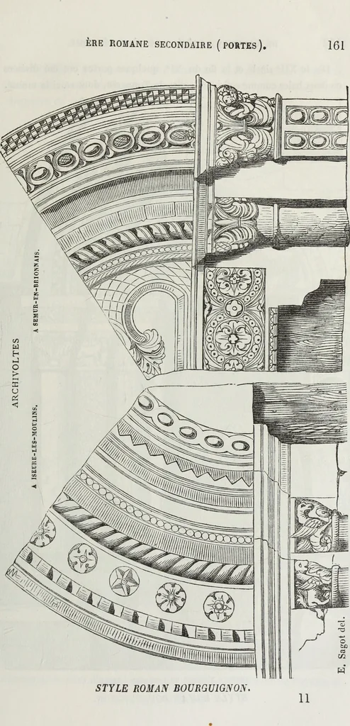 An illustration from Abécédaire, ou, Rudiment d'archéologie : architecture religieuse, 1886, leaf 174