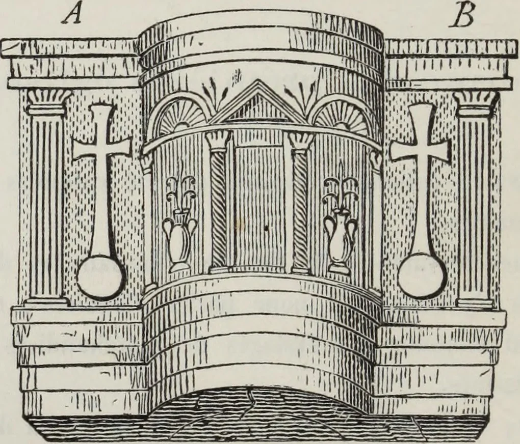 An illustration from Abécédaire, ou, Rudiment d'archéologie : architecture religieuse, 1886, leaf 19