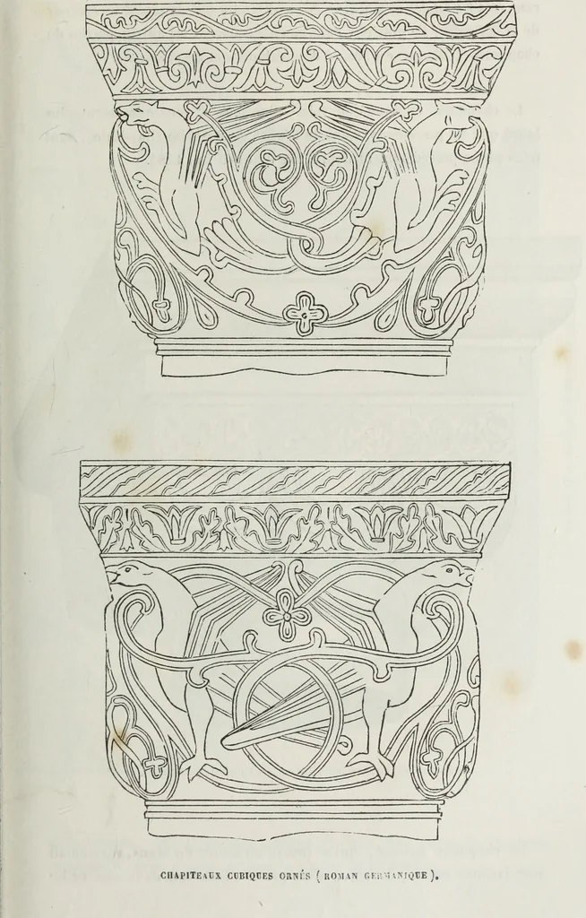 An illustration from Abécédaire, ou, Rudiment d'archéologie : architecture religieuse, 1886, leaf 220