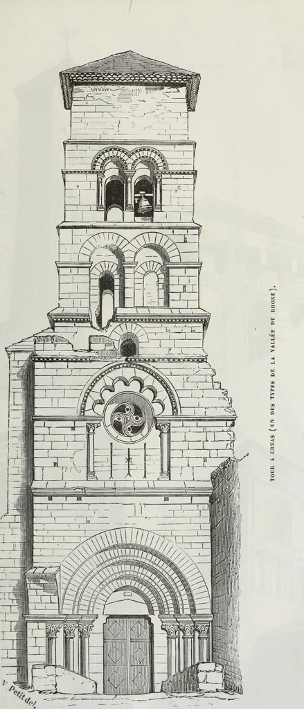 An illustration from Abécédaire, ou, Rudiment d'archéologie : architecture religieuse, 1886, leaf 240