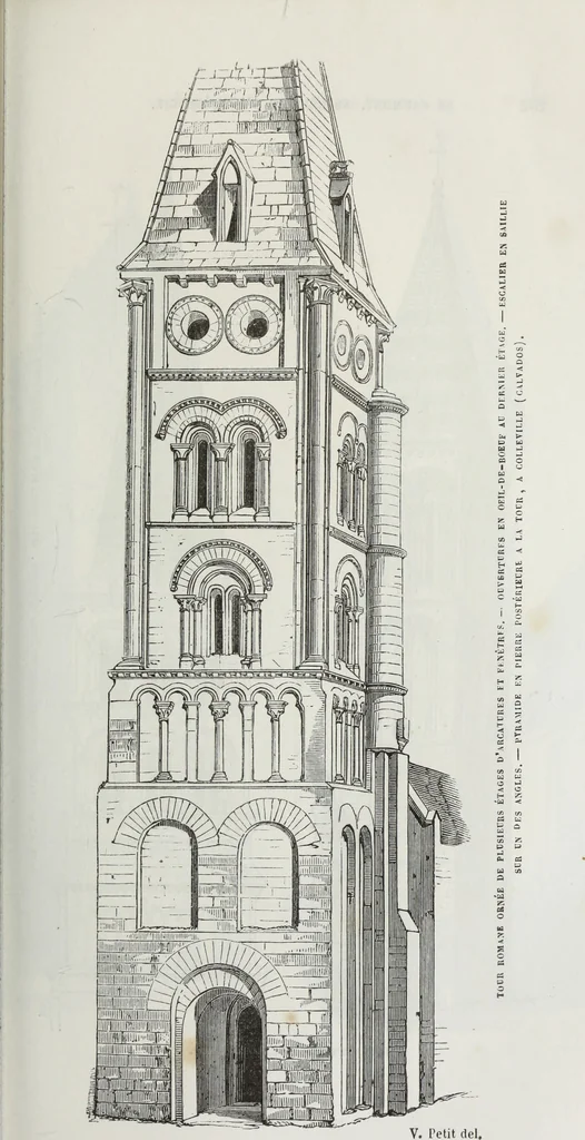 An illustration from Abécédaire, ou, Rudiment d'archéologie : architecture religieuse, 1886, leaf 244