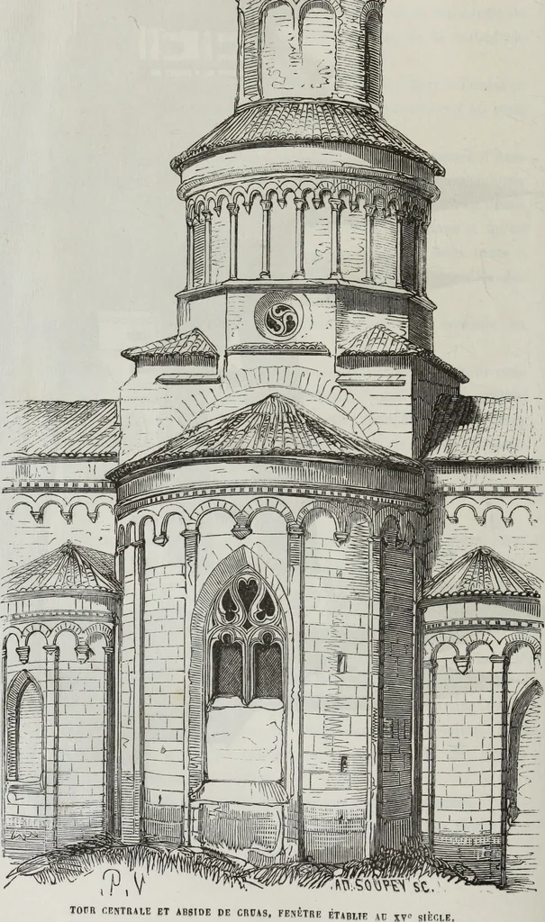 An illustration from Abécédaire, ou, Rudiment d'archéologie : architecture religieuse, 1886, leaf 251