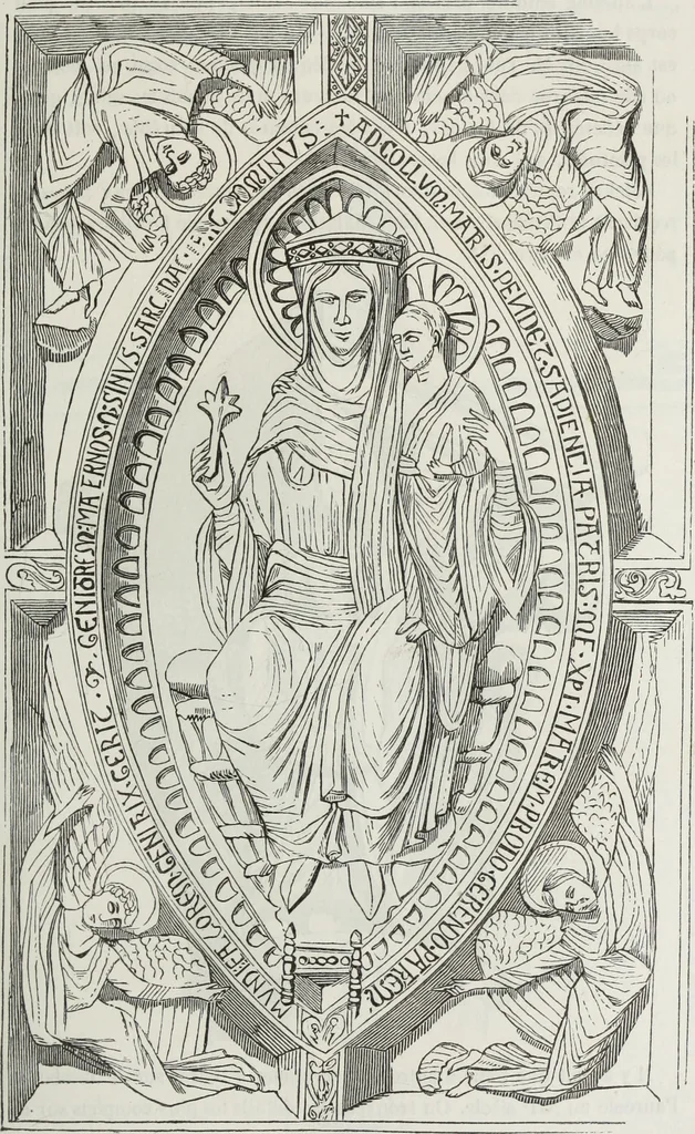 An illustration from Abécédaire, ou, Rudiment d'archéologie : architecture religieuse, 1886, leaf 266