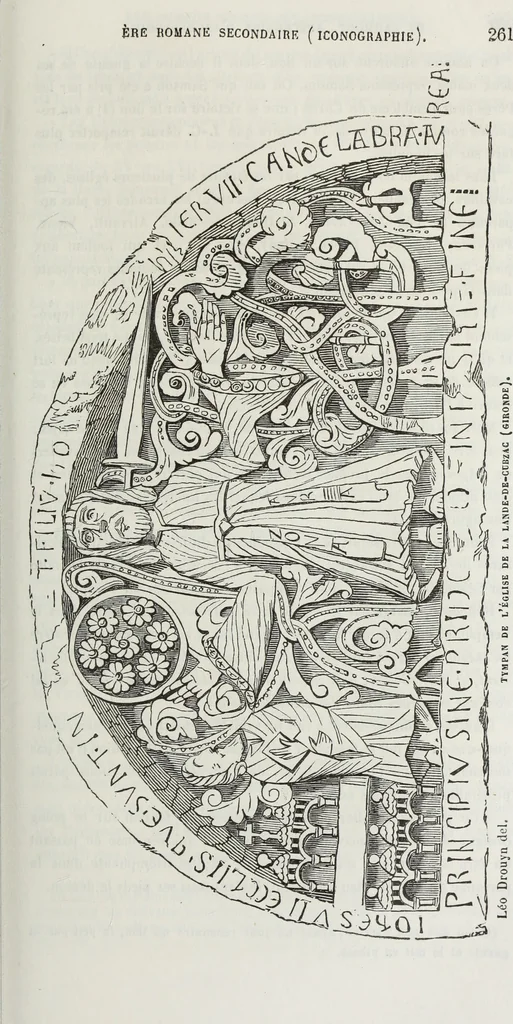 An illustration from Abécédaire, ou, Rudiment d'archéologie : architecture religieuse, 1886, leaf 274