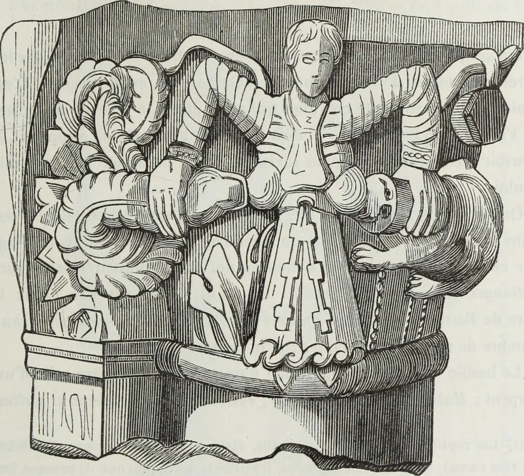 An illustration from Abécédaire, ou, Rudiment d'archéologie : architecture religieuse, 1886, leaf 278