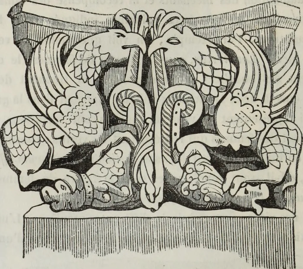 An illustration from Abécédaire, ou, Rudiment d'archéologie : architecture religieuse, 1886, leaf 279