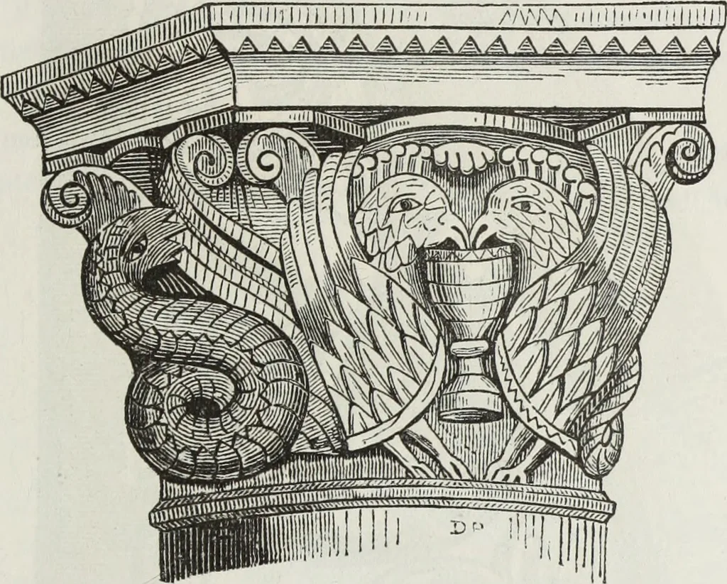 An illustration from Abécédaire, ou, Rudiment d'archéologie : architecture religieuse, 1886, leaf 282