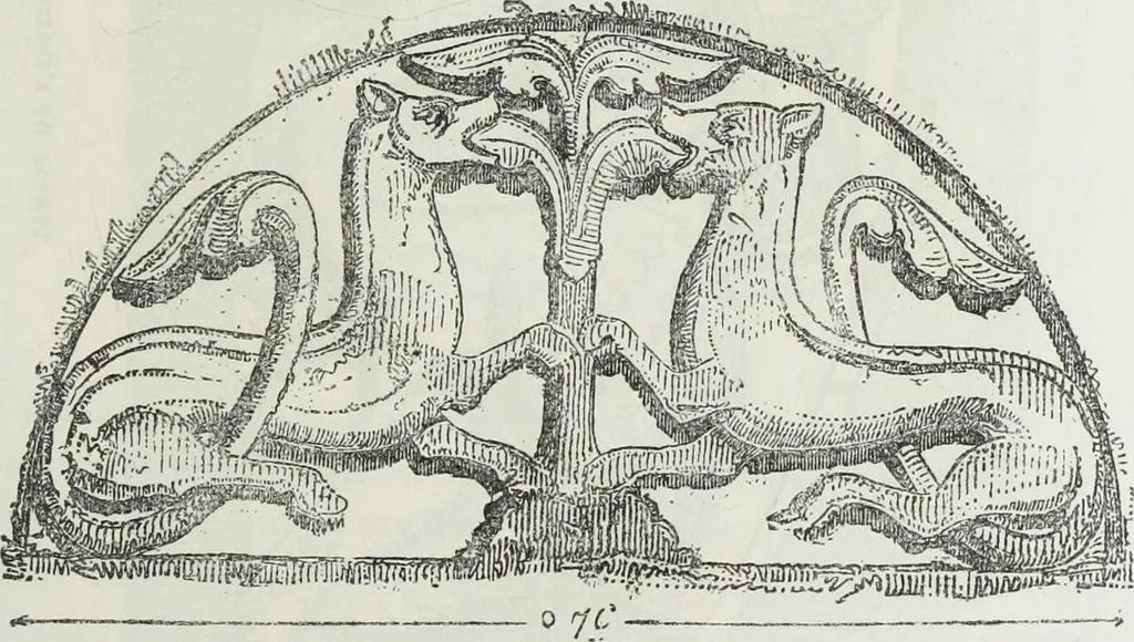 An illustration from Abécédaire, ou, Rudiment d'archéologie : architecture religieuse, 1886, leaf 282