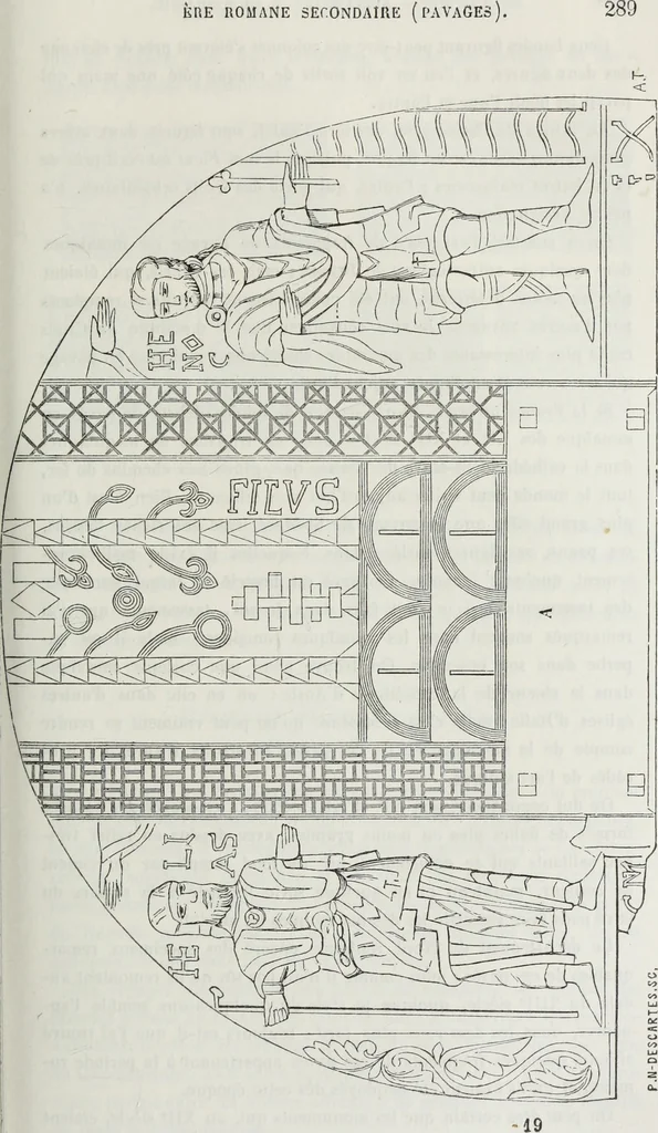 An illustration from Abécédaire, ou, Rudiment d'archéologie : architecture religieuse, 1886, leaf 302