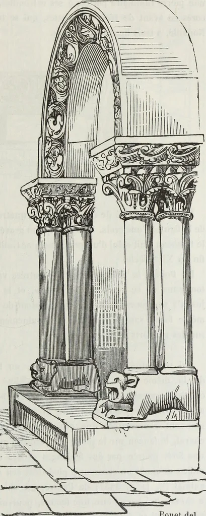 An illustration from Abécédaire, ou, Rudiment d'archéologie : architecture religieuse, 1886, leaf 334