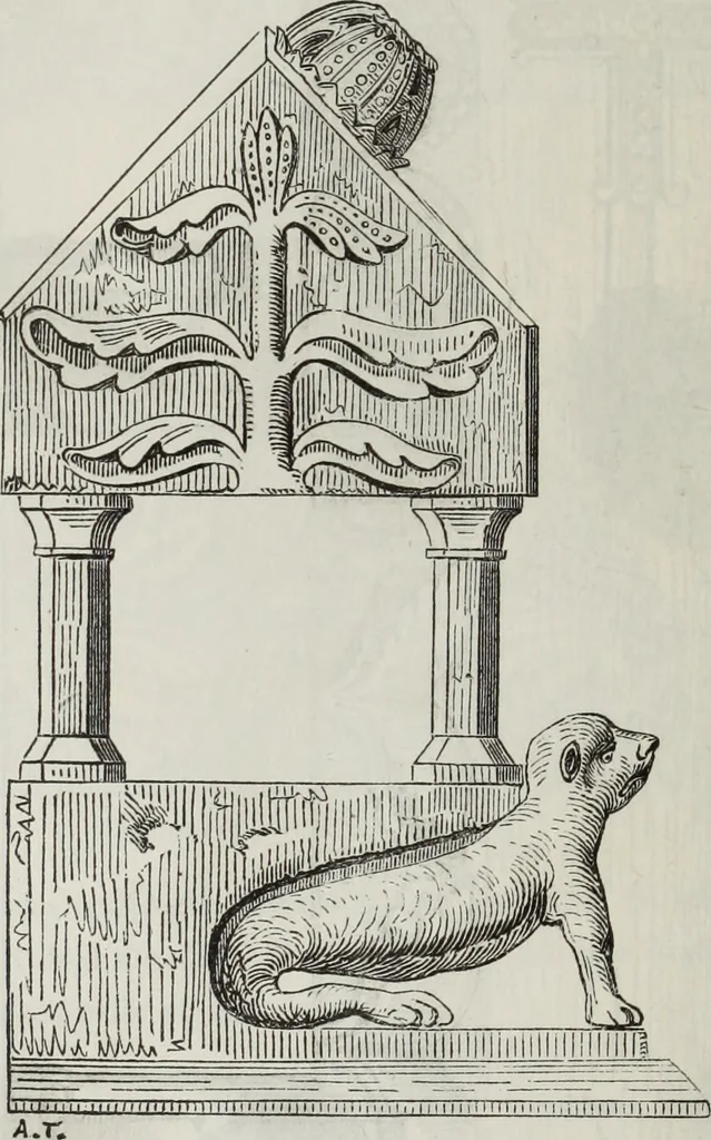 An illustration from Abécédaire, ou, Rudiment d'archéologie : architecture religieuse, 1886, leaf 339