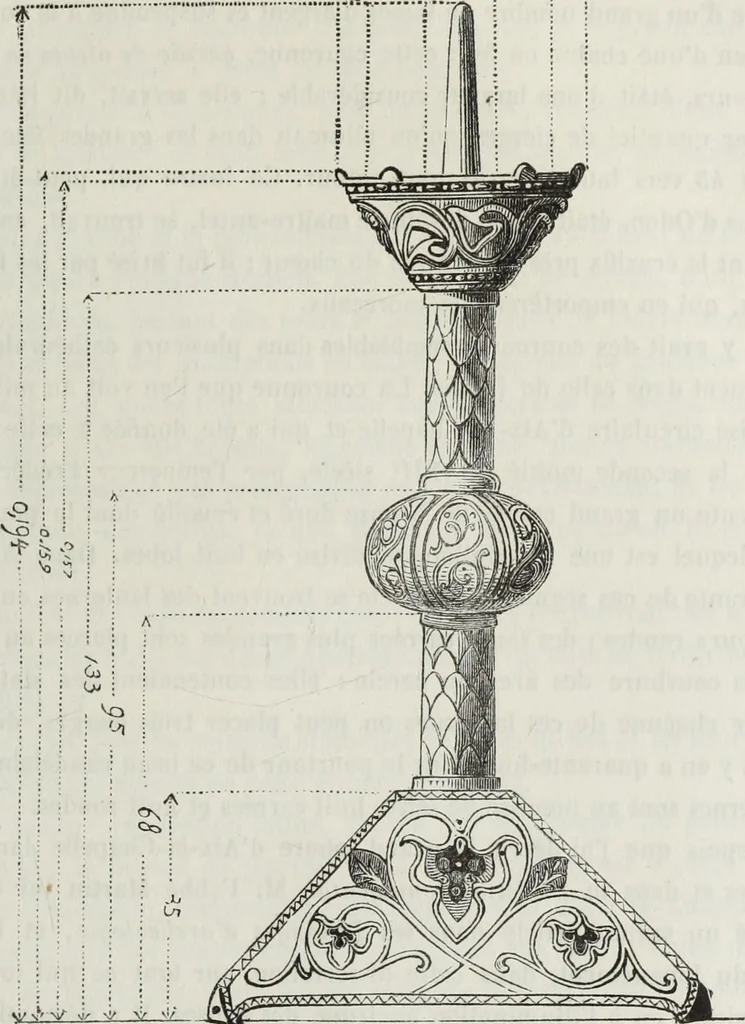 An illustration from Abécédaire, ou, Rudiment d'archéologie : architecture religieuse, 1886, leaf 360