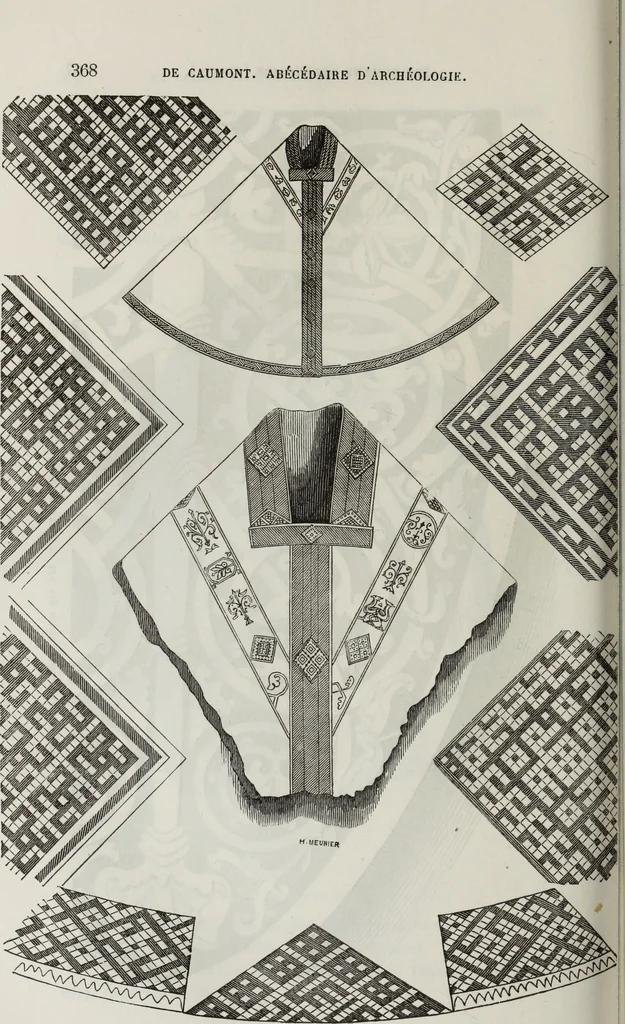 An illustration from Abécédaire, ou, Rudiment d'archéologie : architecture religieuse, 1886, leaf 381
