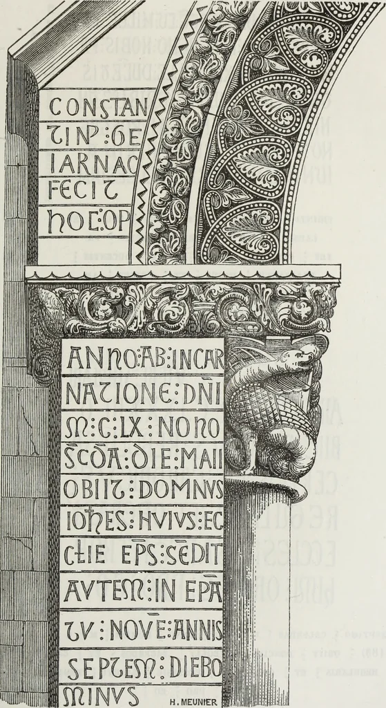 An illustration from Abécédaire, ou, Rudiment d'archéologie : architecture religieuse, 1886, leaf 388
