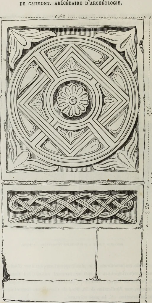 An illustration from Abécédaire, ou, Rudiment d'archéologie : architecture religieuse, 1886, leaf 39