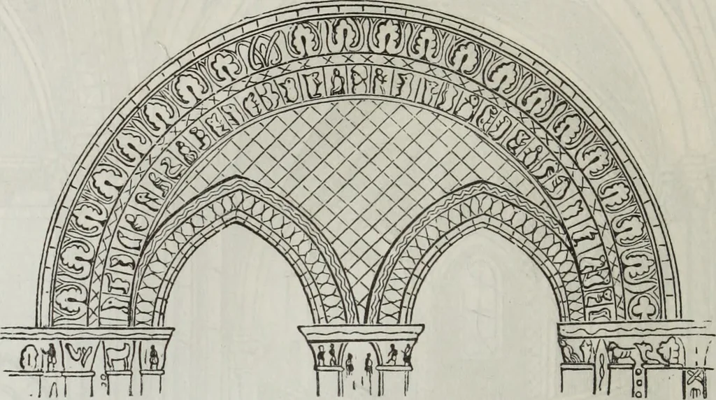 An illustration from Abécédaire, ou, Rudiment d'archéologie : architecture religieuse, 1886, leaf 395