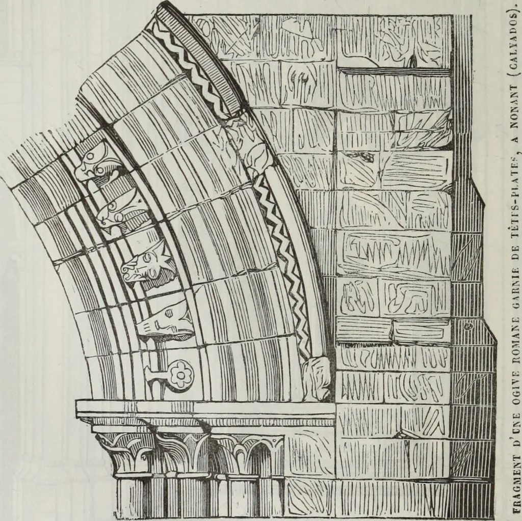 An illustration from Abécédaire, ou, Rudiment d'archéologie : architecture religieuse, 1886, leaf 395