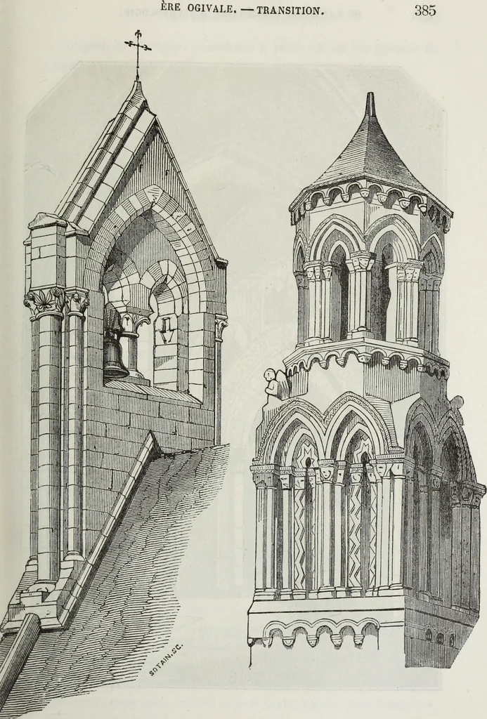 An illustration from Abécédaire, ou, Rudiment d'archéologie : architecture religieuse, 1886, leaf 398