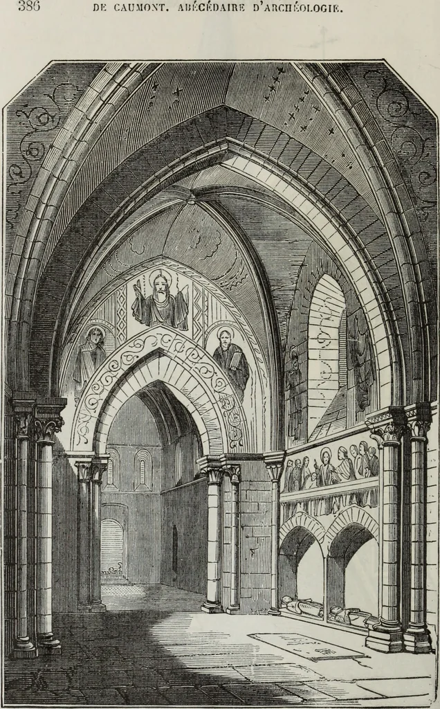 An illustration from Abécédaire, ou, Rudiment d'archéologie : architecture religieuse, 1886, leaf 399