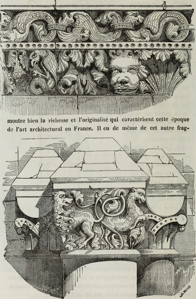 An illustration from Abécédaire, ou, Rudiment d'archéologie : architecture religieuse, 1886, leaf 401