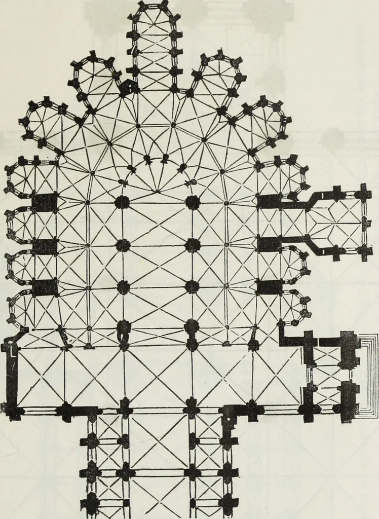 An illustration from Abécédaire, ou, Rudiment d'archéologie : architecture religieuse, 1886, leaf 406
