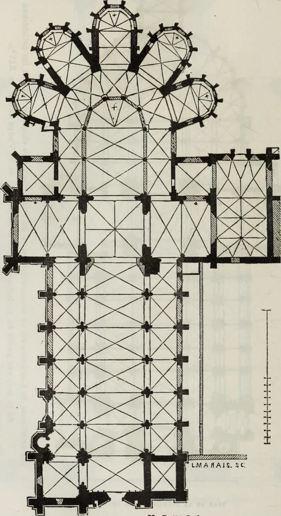 An illustration from Abécédaire, ou, Rudiment d'archéologie : architecture religieuse, 1886, leaf 409