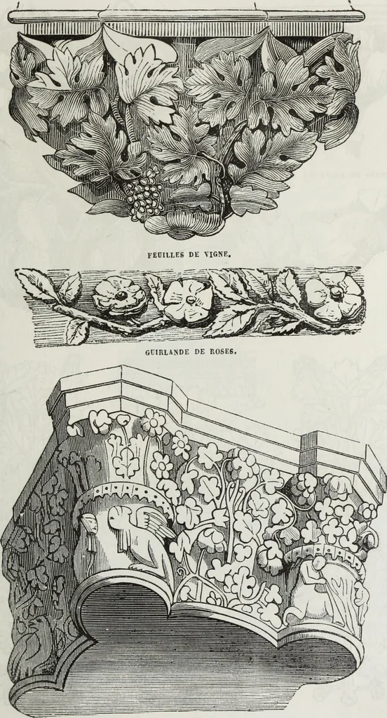 An illustration from Abécédaire, ou, Rudiment d'archéologie : architecture religieuse, 1886, leaf 420