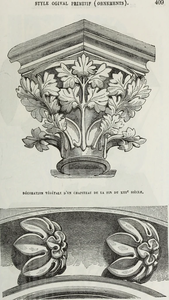 An illustration from Abécédaire, ou, Rudiment d'archéologie : architecture religieuse, 1886, leaf 422