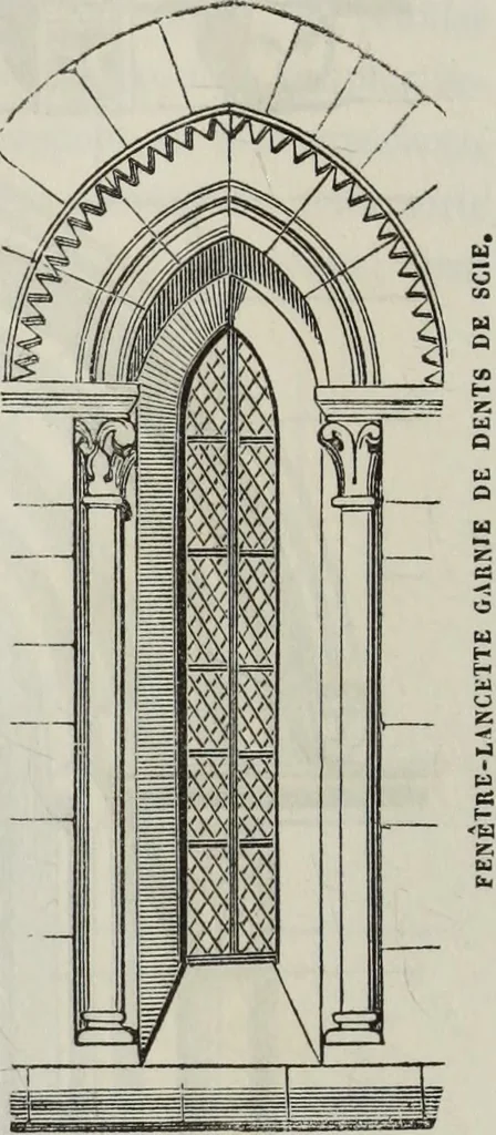 An illustration from Abécédaire, ou, Rudiment d'archéologie : architecture religieuse, 1886, leaf 439