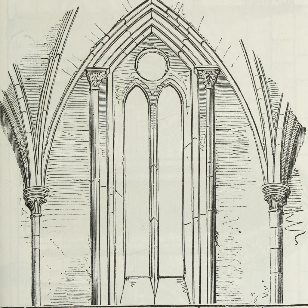 An illustration from Abécédaire, ou, Rudiment d'archéologie : architecture religieuse, 1886, leaf 440