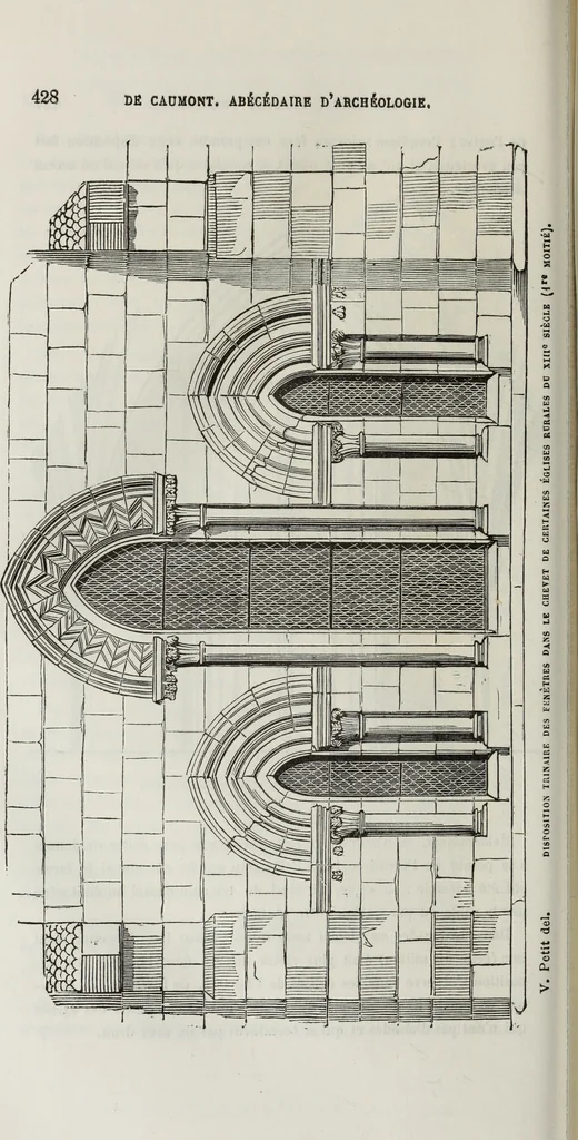 An illustration from Abécédaire, ou, Rudiment d'archéologie : architecture religieuse, 1886, leaf 441
