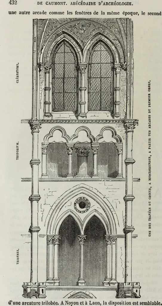 An illustration from Abécédaire, ou, Rudiment d'archéologie : architecture religieuse, 1886, leaf 445
