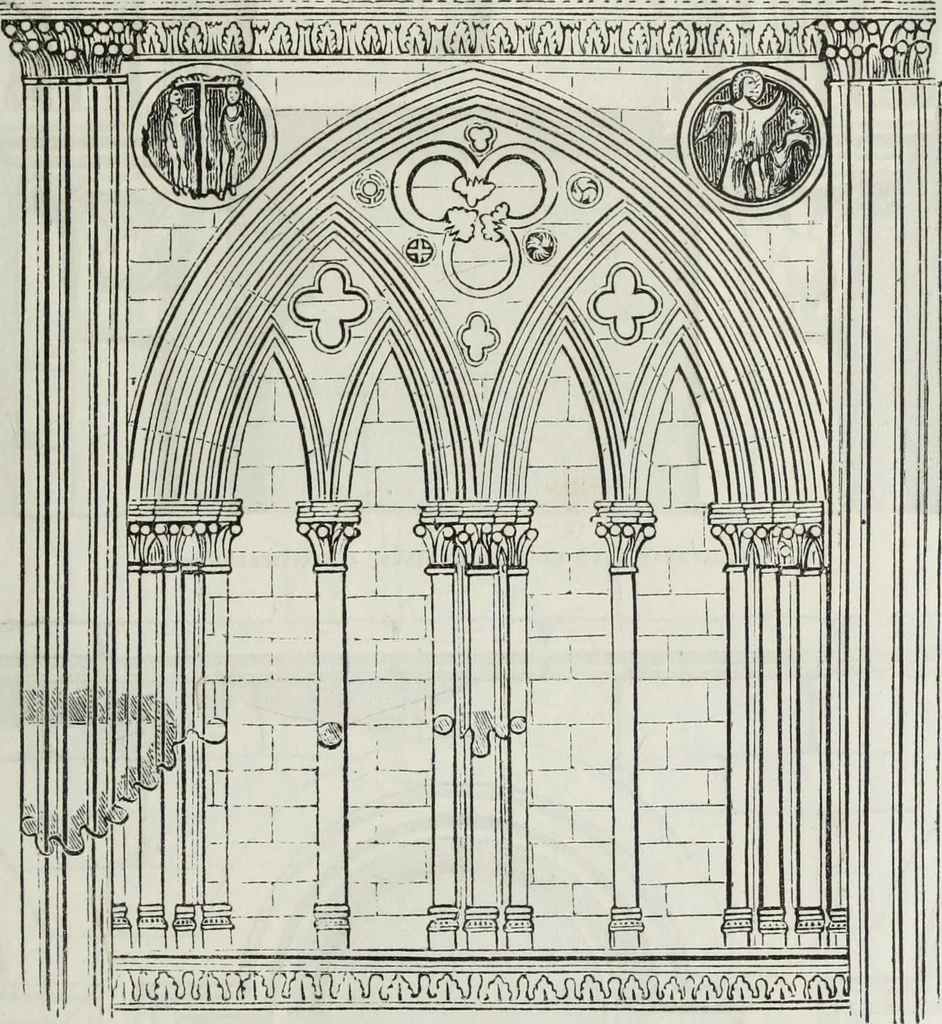 An illustration from Abécédaire, ou, Rudiment d'archéologie : architecture religieuse, 1886, leaf 448